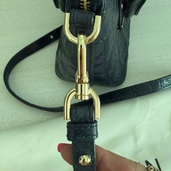 Brahmin Duxie Poolside Basque Genuine Leather Crossbody/Handbag - Picture 9 of 10